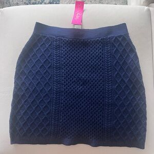Lilly Pulitzer Lizona Cabled Sweater Skirt